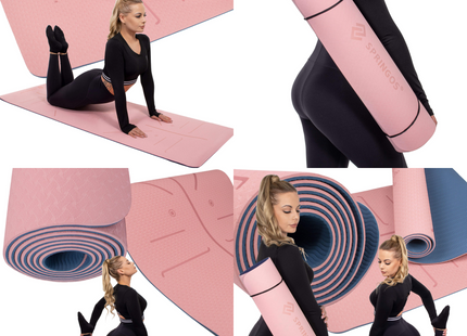 Yoga Mat | Extra Dik (6 mm) | Roze