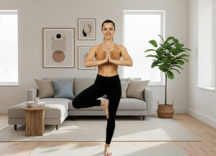 Actiget® Yogamat - Extra Dik - Inclusief Draagriem - 183 x 61 x 0.6 CM - Beige - TPE