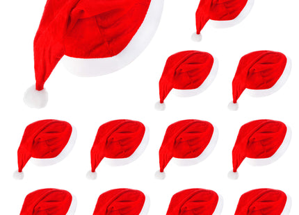 Kerstmanmuts - Kerstmanhoed - Kerstmanoutfit - Rood - Polyester