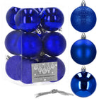 Kerstballen | 12 Stuks | 6 cm | Blauw