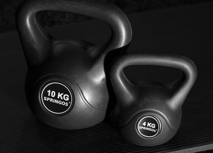 Kettlebell | Zwart | 4 kg