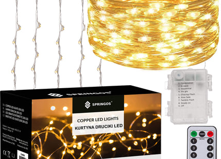 Lichtgordijn | IJspegel Verlichting | 300 LEDs | Warm Wit