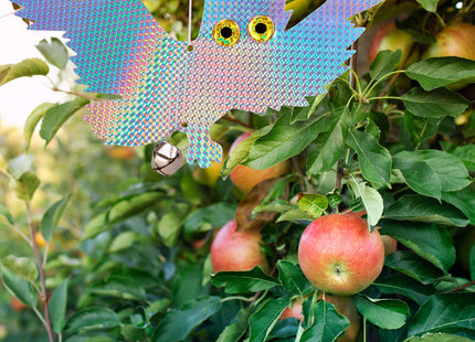 Vogelverjager - Hologram - Uil - Met - Bel - 40 x 24 CM