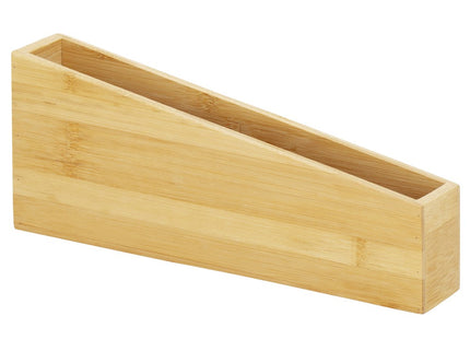 Snijplank | Snijplankenset met Houder | Bamboe Snijplank | 4-delig | 22 x 28 cm | Naturel