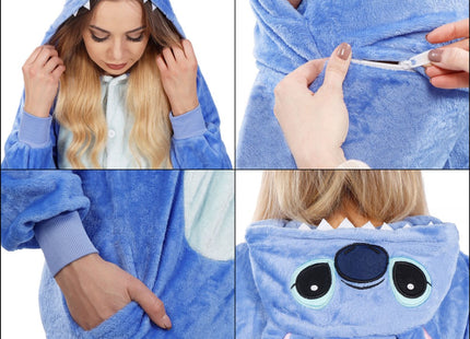Onesie Volwassenen  | Maat S | Blauw