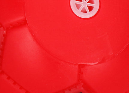 Hondenspeeltje - Hondenbal - Bal - Rood/Zwart - 6,7 cm