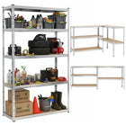 Opbergrek - Stellingkast - 1000 KG - Metaal - Zwart - 205 x 120 x 45 cm