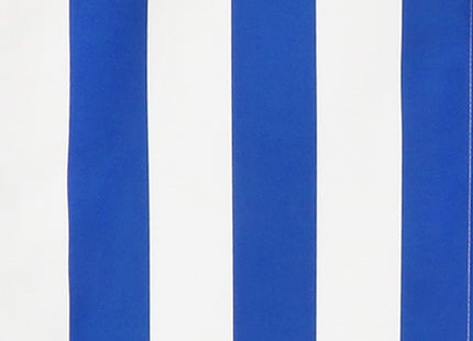Ligbed | Strandstoel | Ligstoel | Verstelbaar | Arm Leuning | Beukenhout | Handgemaakt | Blauw Wit