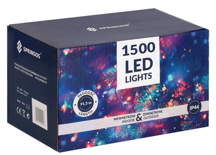 Kerstverlichting | 90 m | 1500 LED | Koel Wit