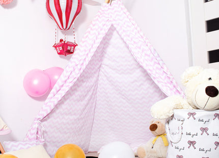 Tipi Tent | 120x100x180 cm | Roze | Zigzag