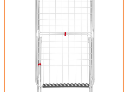 Droogrek - Wasrek - Droogtoren - 3 - Etages - Inklapbaar - Draaibaar - Wit - Staal - Kunststof - 15 KG