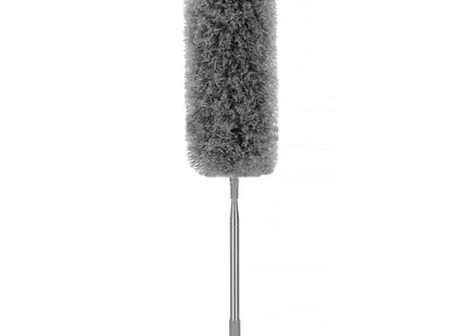 Wasbare Telescopische Stoffer -Stofdoek - Telescopische - Borstel - 75-254 cm - 2 Delig - Grijs