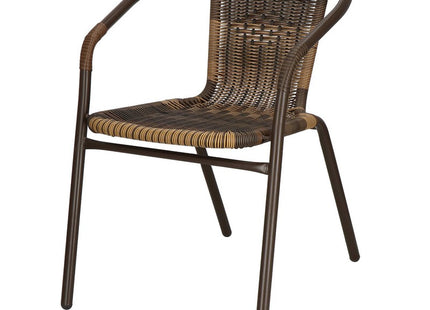 Tuinstoel | Terrasstoelen | Stapelbaar | Textileen | Bruintinten