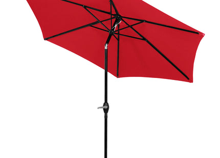 Parasol | Parasols | Kantelbaar | Met Ventilatie | Rood | 250 cm