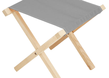 Campingkruk - Kampeerkruk - Viskruk - Voetensteun - Opvouwbaar - As