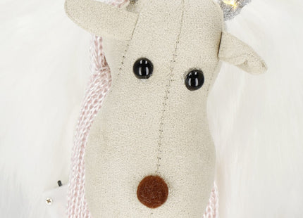 Kerstfiguur | Kerstrendier | Kerstversiering | 14 LED's | 48 cm