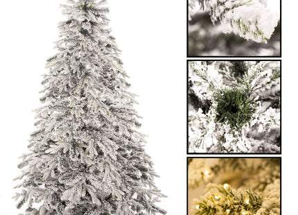 Kunstkerstboom | Premium Snow-Covered Spruce | 220 cm | Zonder Verlichting