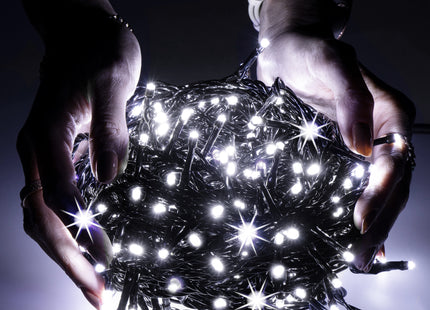 Kerstboomverlichting | met 300 LED Lampjes | 15 M | Koud Wit | Flits