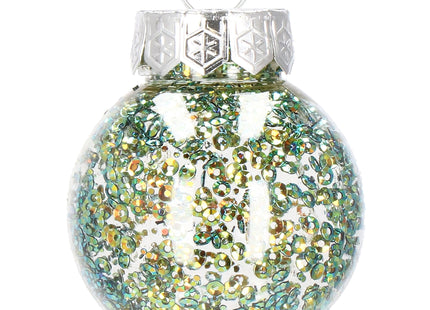 Kerstballen | Transparant | 24 Stuks | 5 cm | Groen