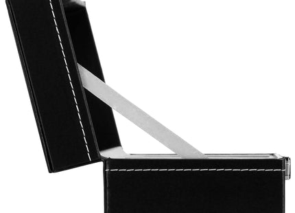 Horlogedoos - Horlogebox - Horlogeopberger - Suède - Zwart - Grijs - 6 Horloges