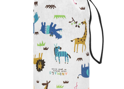 Opbergmand - Opberghoes - Opbergtas - Organizer - Mat - Animals - Handvat - Wit
