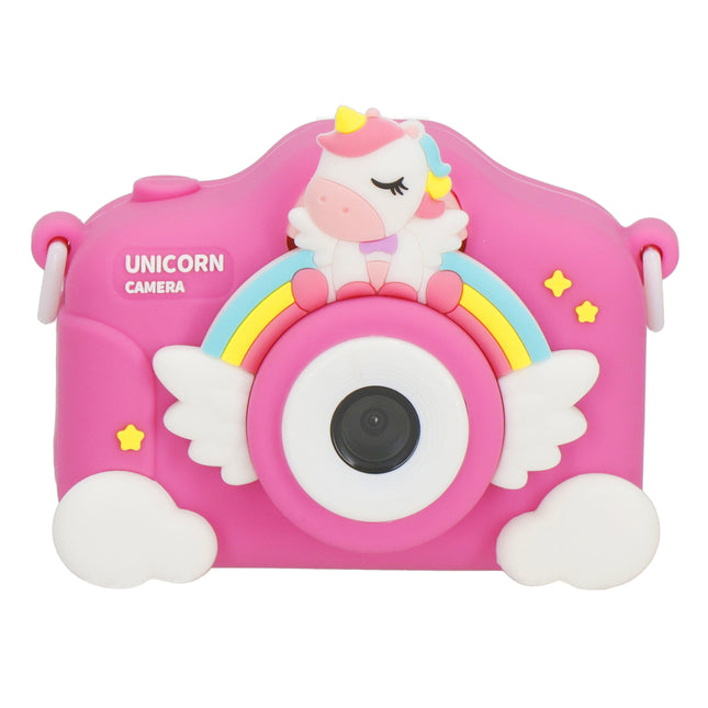 Digitale Camera - Kindercamera - Kindvriendelijk - Eenhoorn - Roze - 40MPX