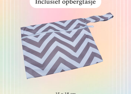 Wasbare Zoogcompressen - Snelle Absorptie - Comfortabel - Wasbaar - Cup A t/m E - 16 Stuks - Wit
