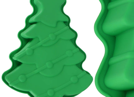 Koekjesvormen - Uitsteekvorm - Kerstkoekjes - Kerstboom - Groen