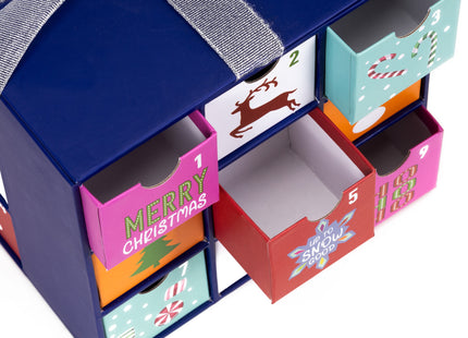 Adventskalender | 24 Delig | Papier | Cadeau Box