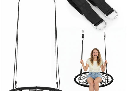 Nestschommel | Kinderschommel | Ø102 CM | Max 120 KG | Zwart