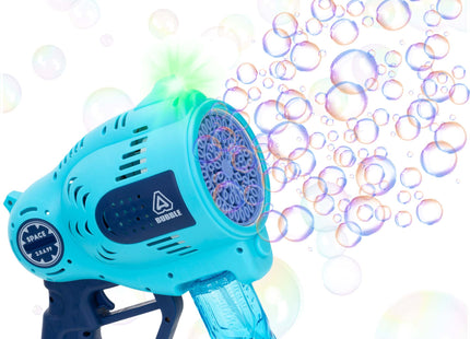 Bellenblaasmachine - Bellenblaas Pistool - Bellenblazer - Bubble gun Volledig Elektrische Bubbel Gun met Reservoir - Blauw -Led Verlichting