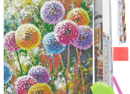 Diamond Painting - Volwassenen - Paardebloemen - 40 x 30 cm