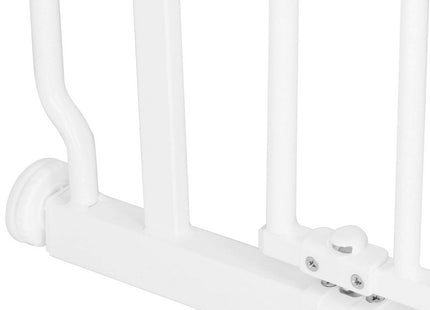 Traphekje | 110 - 118 cm | Traphek | Veiligheidshekje | Metaal | Wit