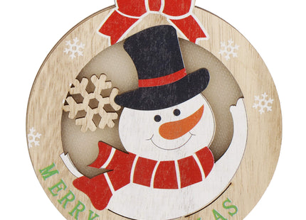 Kersthanger | Kerstboomhanger | Kerstversiering | Lichtgevend | Sneeuwpop
