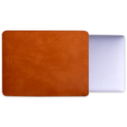 Baltan Leren Laptop Sleeve - Voor MacBook - Laptophoes - Tot 13 inch - Bruin