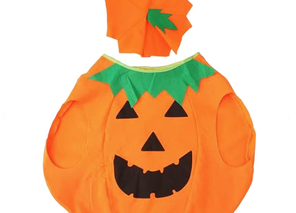 Pompoenkostuum - Halloween - Voor Kinderen - Verkleedkleding - Oranje