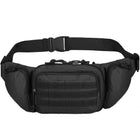 Heuptas - Riem -  Buidel set - Polyester - Ritssluiting - Zwart