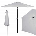 Parasol | Parasols | Kantelbaar | Met Ventilatie | Zilver | 250 cm