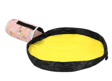 Opbergmand - Opberghoes - Opbergtas - Organizer - Mat -  Beren - Handvat - Roze