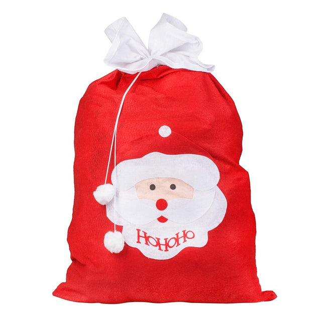 Kerstzak | Cadeautas | Rood/Wit