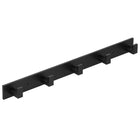 Ophanghaken | Wandhaken | Handdoekhaak | 5 Haken | Zwart
