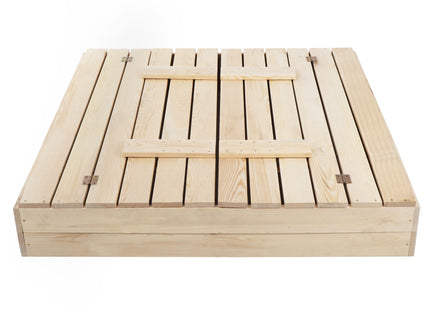 Zandbak - Met Deksel - Met Bank - Inclusief Gronddoek - 180 x 180 CM