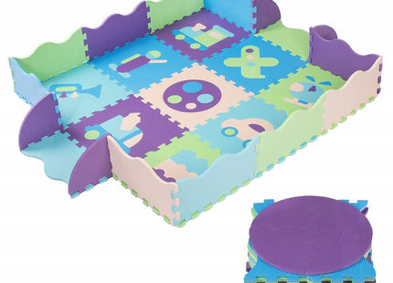Speelmat | Speelmat Foam | Puzzelmat | Figuren | 9 Puzzelstukken
