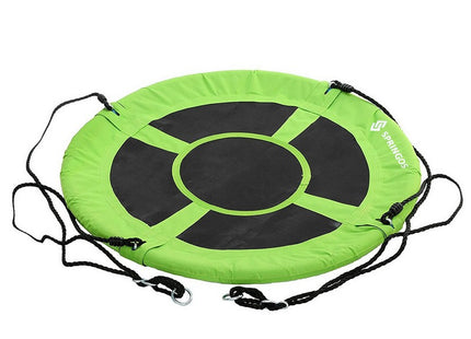 Nestschommel | Kinderschommel | Ø90 CM | Max 150 KG | Groen/Zwart