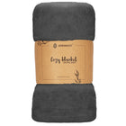 Fleece deken | Sprei | Deken | Woonaccessoires | 70x160 cm | Grafiet