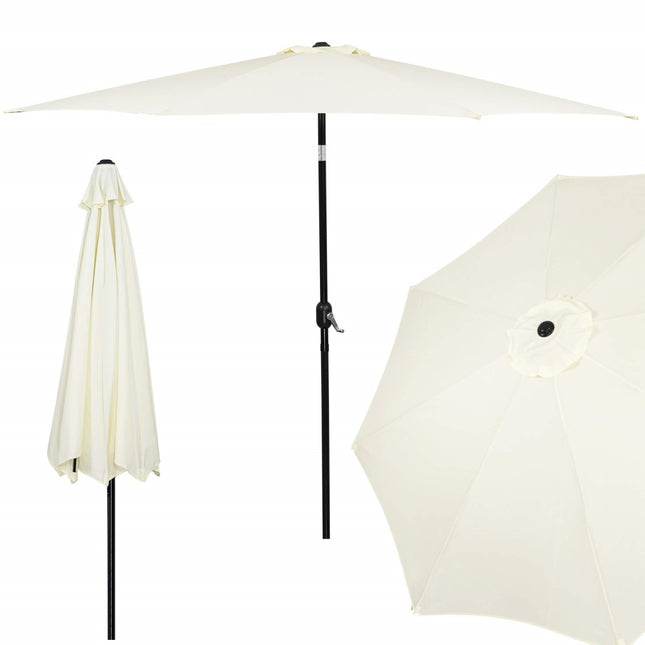 Parasol | Parasols | Kantelbaar | Met Ventilatie | Geeltint | 300 cm
