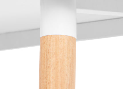 Eettafel - Scandinavische Stijl - Woonkamer - Eetkamer - Wit - Rechthoekig - 120x80x74 cm