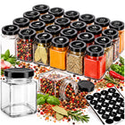 Kruidenpotjes - Specerijenpotjes - Kruidencontainers - 100 Ml - 24 Stuks