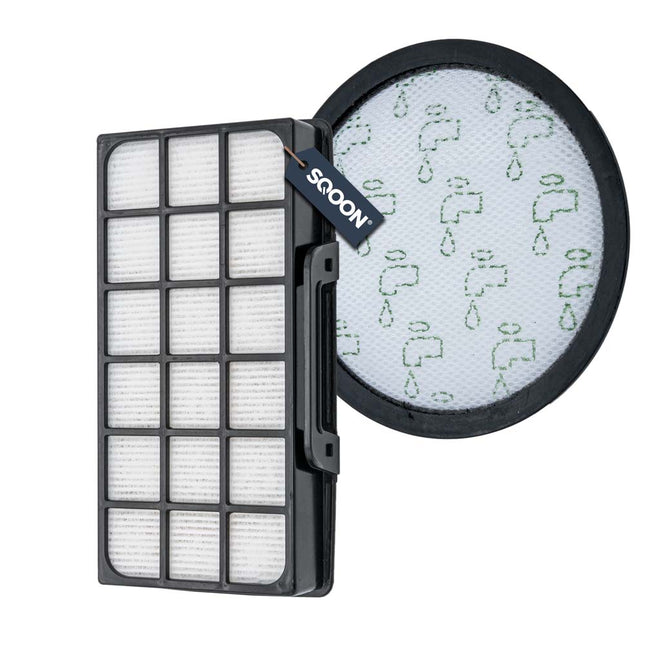 SQOON®  Stofzuigerfilter Geschikt voor Rowenta X-Trem Power Series – Vervangt ZR006001 – Filterset