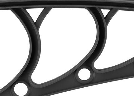 Deurluifel - Transparant - Kunststof - Uv - Bestendig - 200 x 100 cm - Zwart